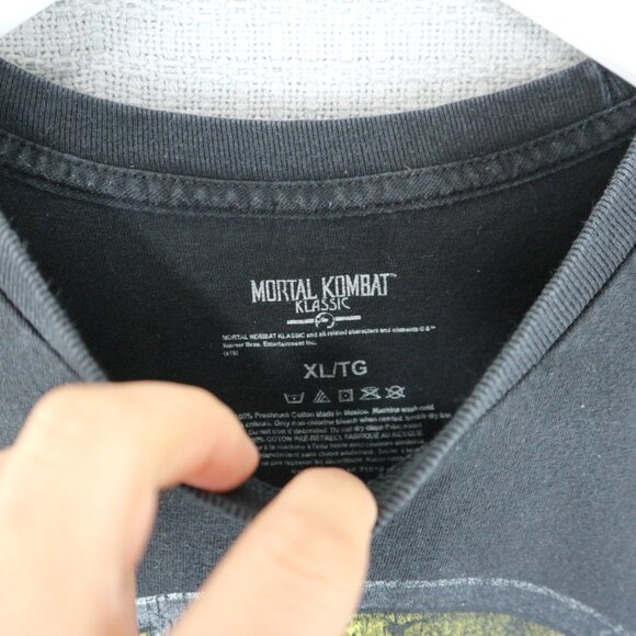 Mortal Kombat Faded Mens Tee black  XL - Picture 4 of 7